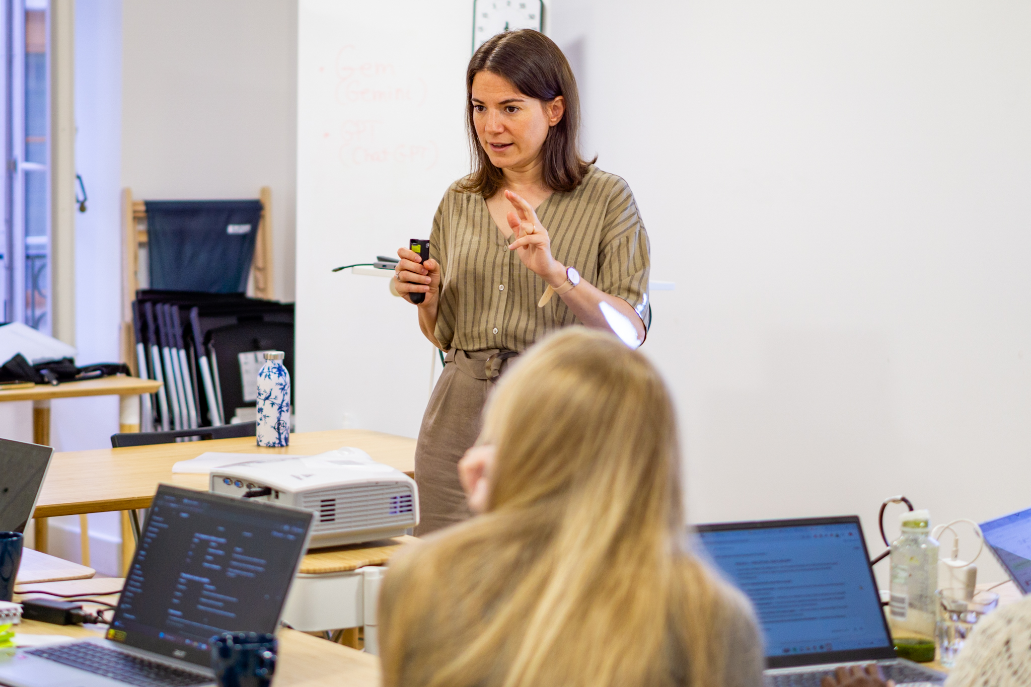 Gabriella facilitating the SINGA Incubator Program workshop